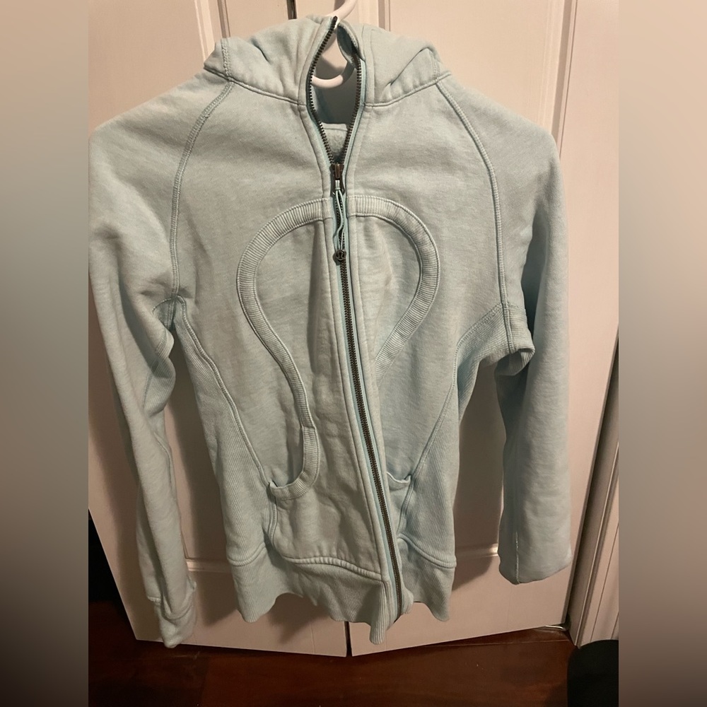 Aqua lululemon scuba full zip